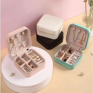 Mini jewelry box pu leather